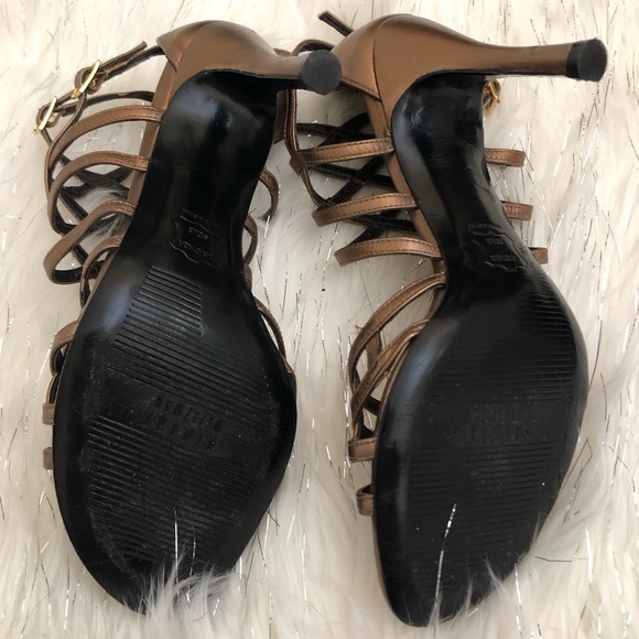 Size 6 Stuart Weitzman strappy heels - Picture 4 of 5